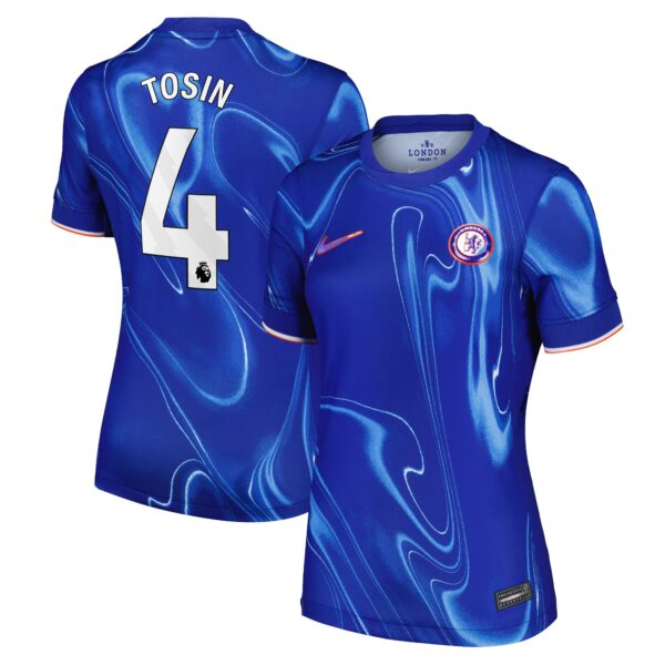 Chelsea Home Stadium Shirt 2024-25 - Womens with Tosin 4 printing