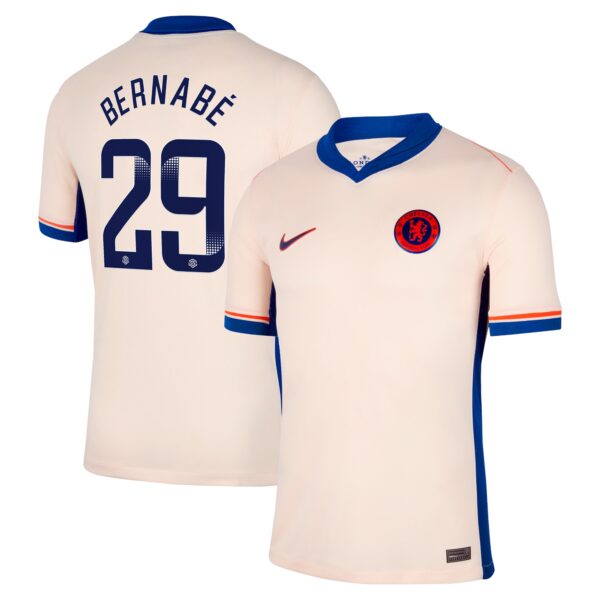 Chelsea WSL Away Stadium Shirt 2024-25 with Bernabé 29 printing