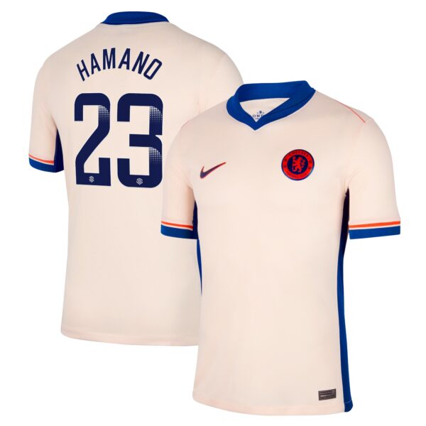 Chelsea WSL Away Stadium Shirt 2024-25 with Hamano 23 printing