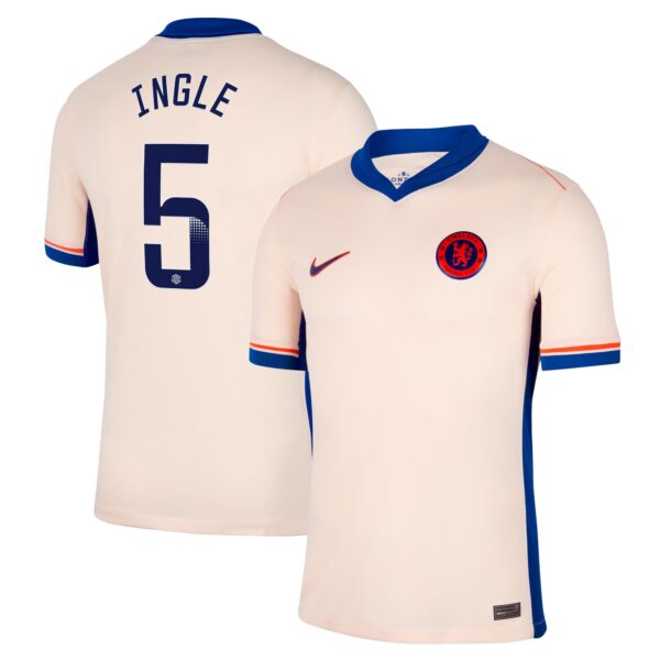 Chelsea WSL Away Stadium Shirt 2024-25 with Ingle 5 printing