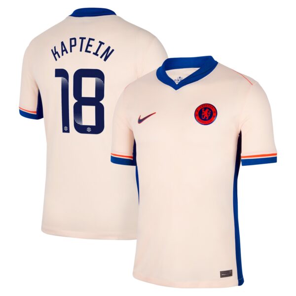 Chelsea WSL Away Stadium Shirt 2024-25 with Kaptein 18 printing