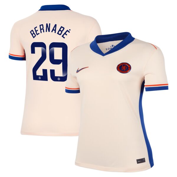 Chelsea WSL Away Stadium Shirt 2024-25 - Womens with Bernabé 29 printing