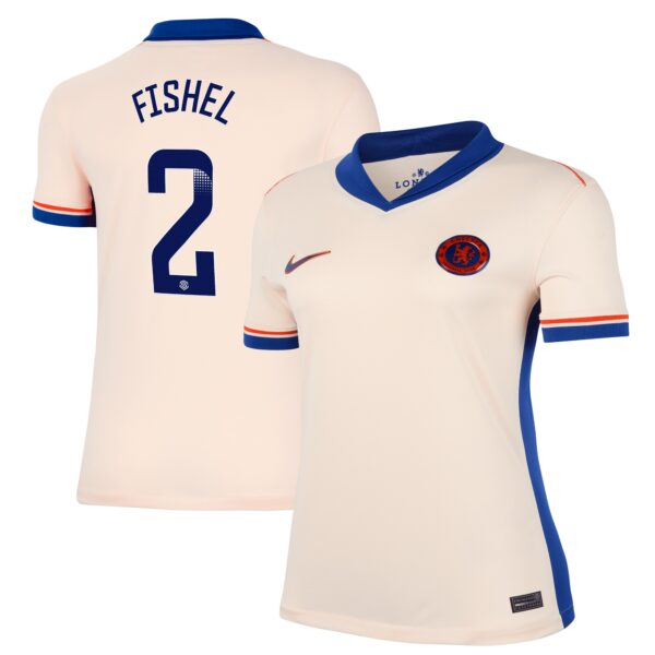 Chelsea WSL Away Stadium Shirt 2024-25 - Womens with Fishel 2 printing