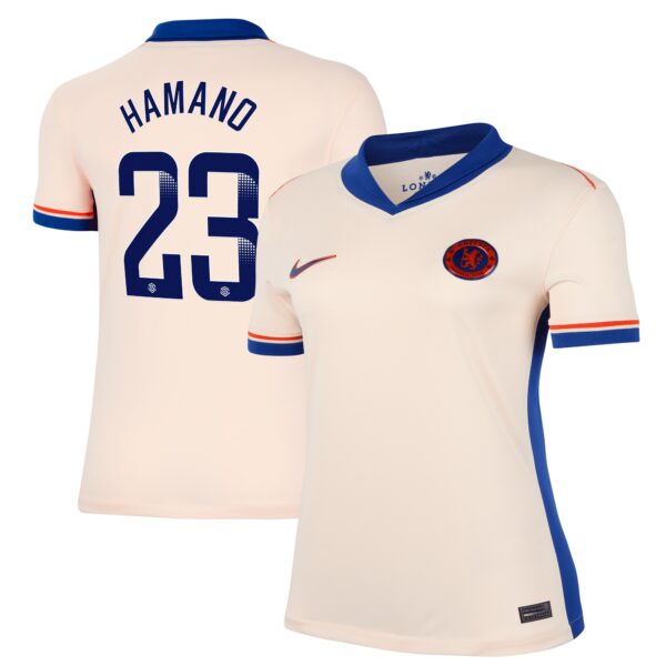 Chelsea WSL Away Stadium Shirt 2024-25 - Womens with Hamano 23 printing