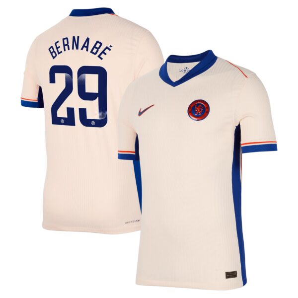 Chelsea WSL Dri Fit Adv Away Match Shirt 2024-25 with Bernabé 29 printing