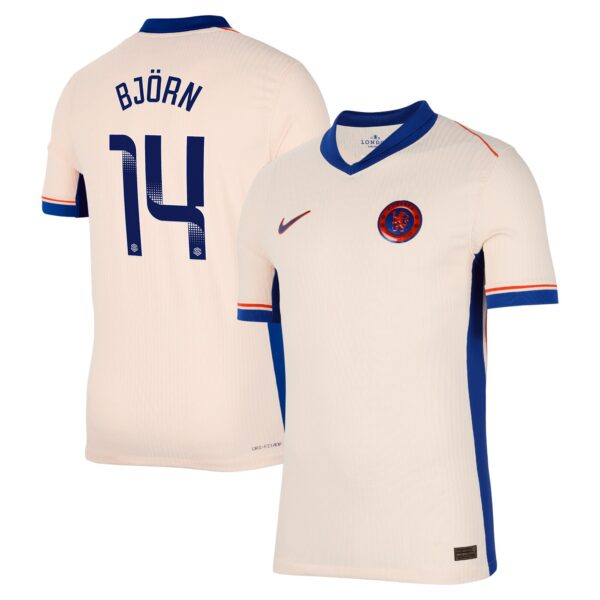 Chelsea WSL Dri Fit Adv Away Match Shirt 2024-25 with Björn 14 printing