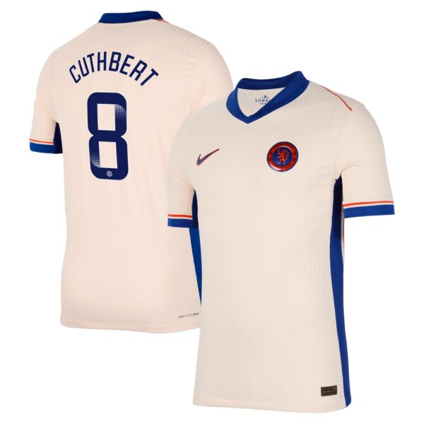 Chelsea WSL Dri Fit Adv Away Match Shirt 2024-25 with Cuthbert 8 printing