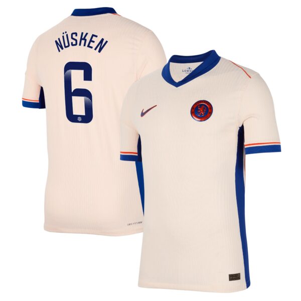 Chelsea WSL Dri Fit Adv Away Match Shirt 2024-25 with Nüsken 6 printing