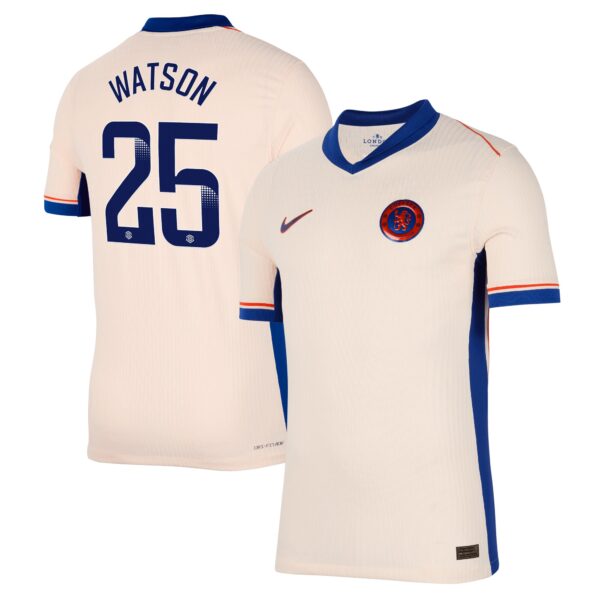 Chelsea WSL Dri Fit Adv Away Match Shirt 2024-25 with Watson 25 printing