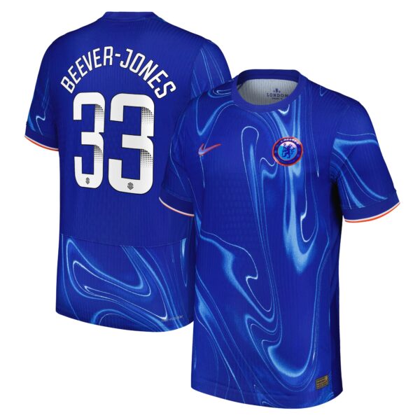 Chelsea WSL Dri-FIT ADV Home Match Shirt 2024-25 with Beever-Jones 33 printing