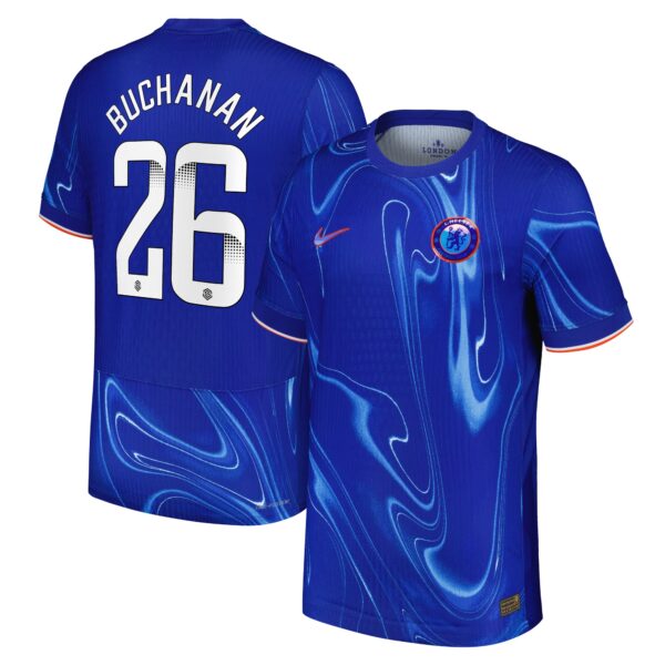 Chelsea WSL Dri-FIT ADV Home Match Shirt 2024-25 with Buchanan 26 printing