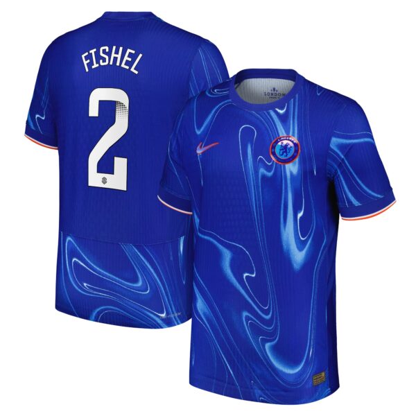 Chelsea WSL Dri-FIT ADV Home Match Shirt 2024-25 with Fishel 2 printing