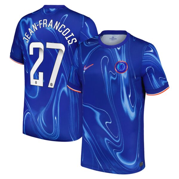 Chelsea WSL Home Stadium Shirt 2024-25 with Jean-François 27 printing