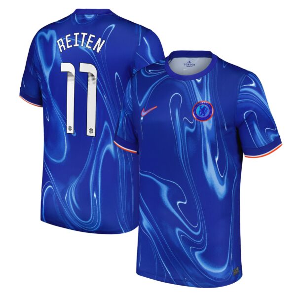 Chelsea WSL Home Stadium Shirt 2024-25 with Reiten 11 printing